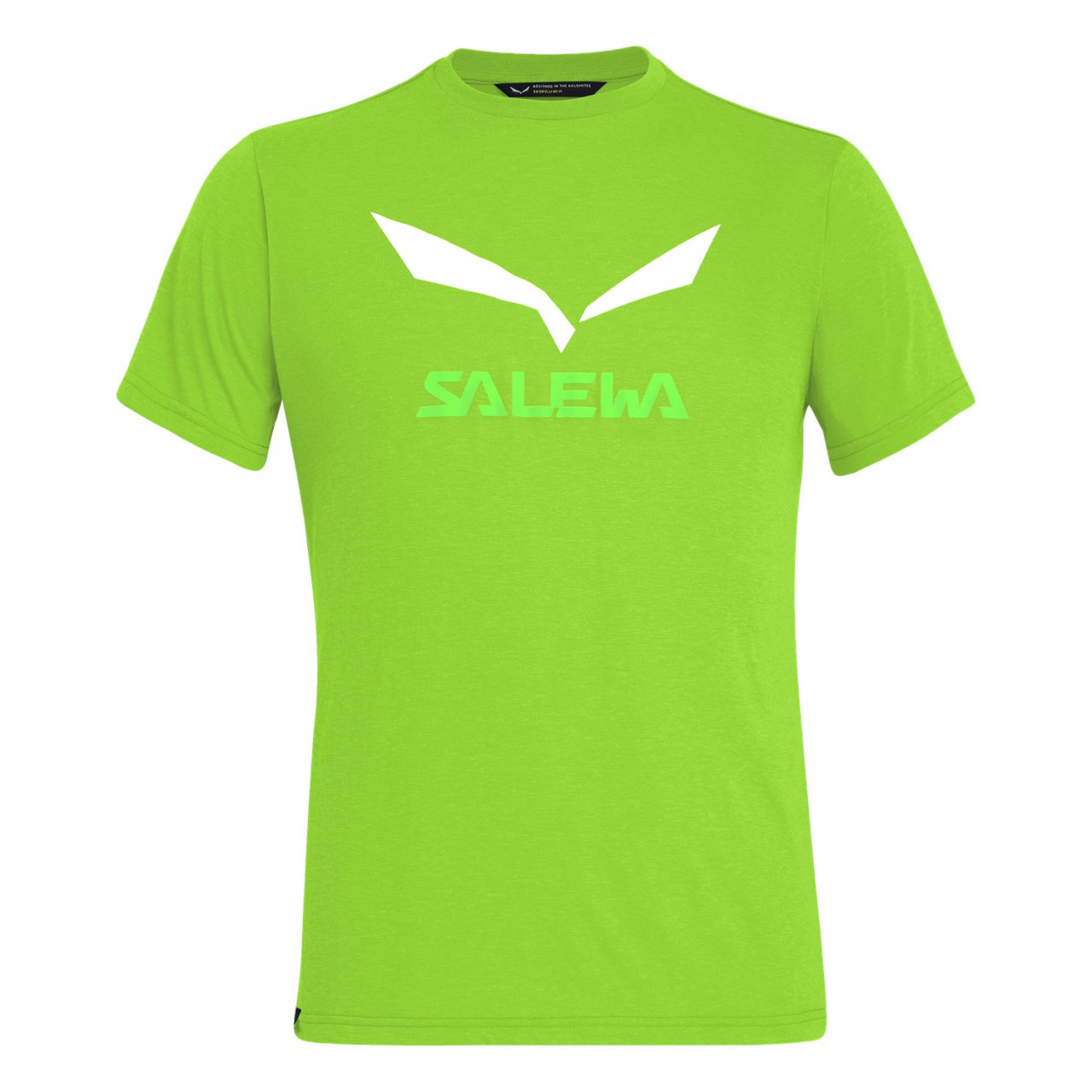 Salewa Men's Solidlogo Drirelease® T-Shirts Green NEF-498271